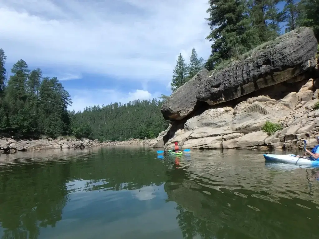 Paddling at C.C. Cragin (Blue Ridge) Reservoir