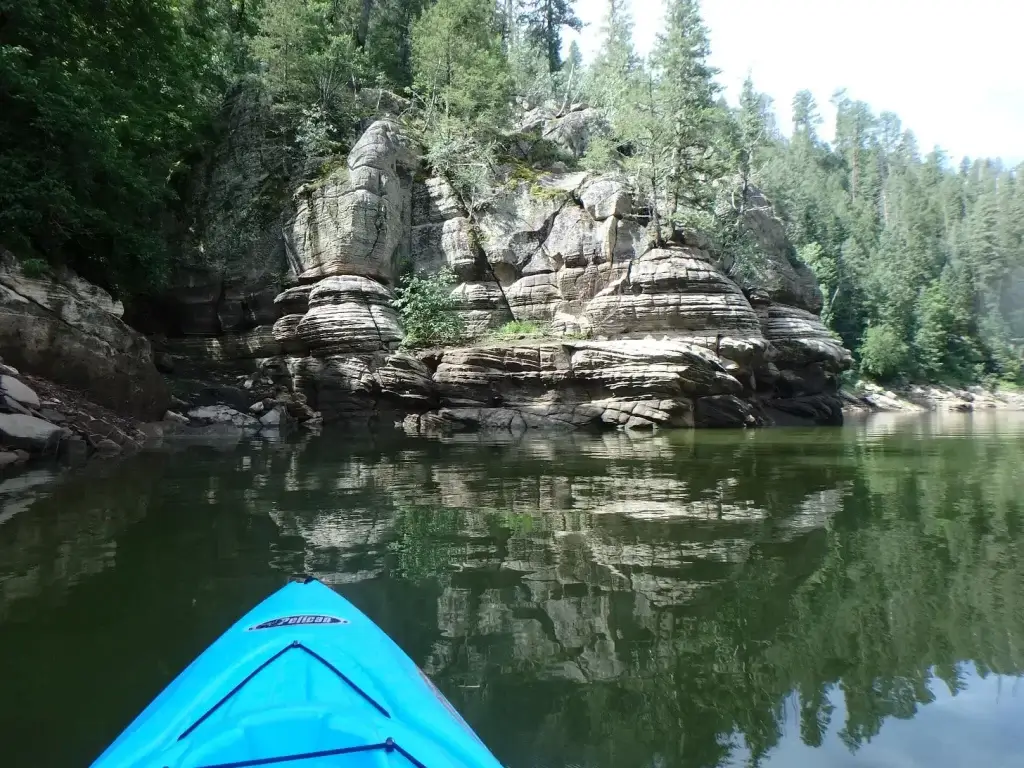 Paddling at C.C. Cragin (Blue Ridge) Reservoir