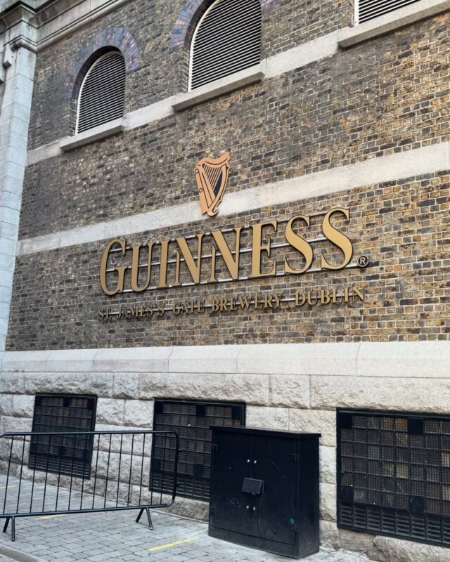 The Guinness tour is a must when visiting Dublin.