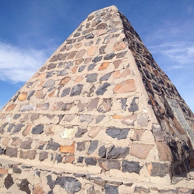 The pyramid on the top of a mountain in AZ. I spent many hours hiking to it, looking from it, and enjoying the views. #arizona #postonbutte #mtnviews